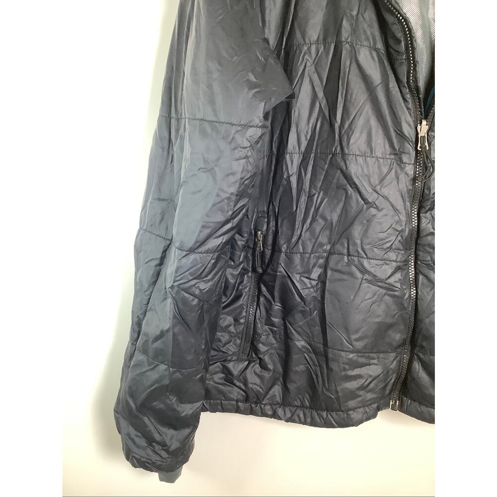 Columbia Men's XL Black Interchange Omni-Heat Hooded Puffer Jacket Winter HR9-29 - Picture 3 of 9